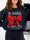 In October We Wear Red Dyslexia Awareness Tee