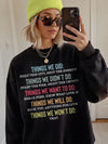Things We Did Retro Parody Lyric T-Shirt Funny Song Quote Shirt