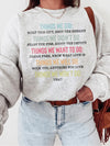 Things We Did Retro Parody Lyric T-Shirt Funny Song Quote Shirt