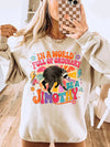 In A World Full Of Ordinary Personalized Raccoon Sweatshirt Retro Custom Name Humor Gift