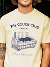 The Couch Club Open 24/7 Tee Funny Homebody Cat Shirt