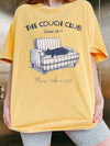 The Couch Club Open 24/7 Tee Funny Homebody Cat Shirt