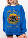 Feral Legend Local Trash Royalty Raccoon Custom Tee Vintage Humor Shirt