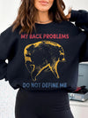 My Back Problems Do Not Define Me T-Shirt Funny Bear Chronic Pain Awareness Tee