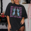 Girls Will Be Girls Witchy Graphic Tee Feminist Halloween Shirt for Women