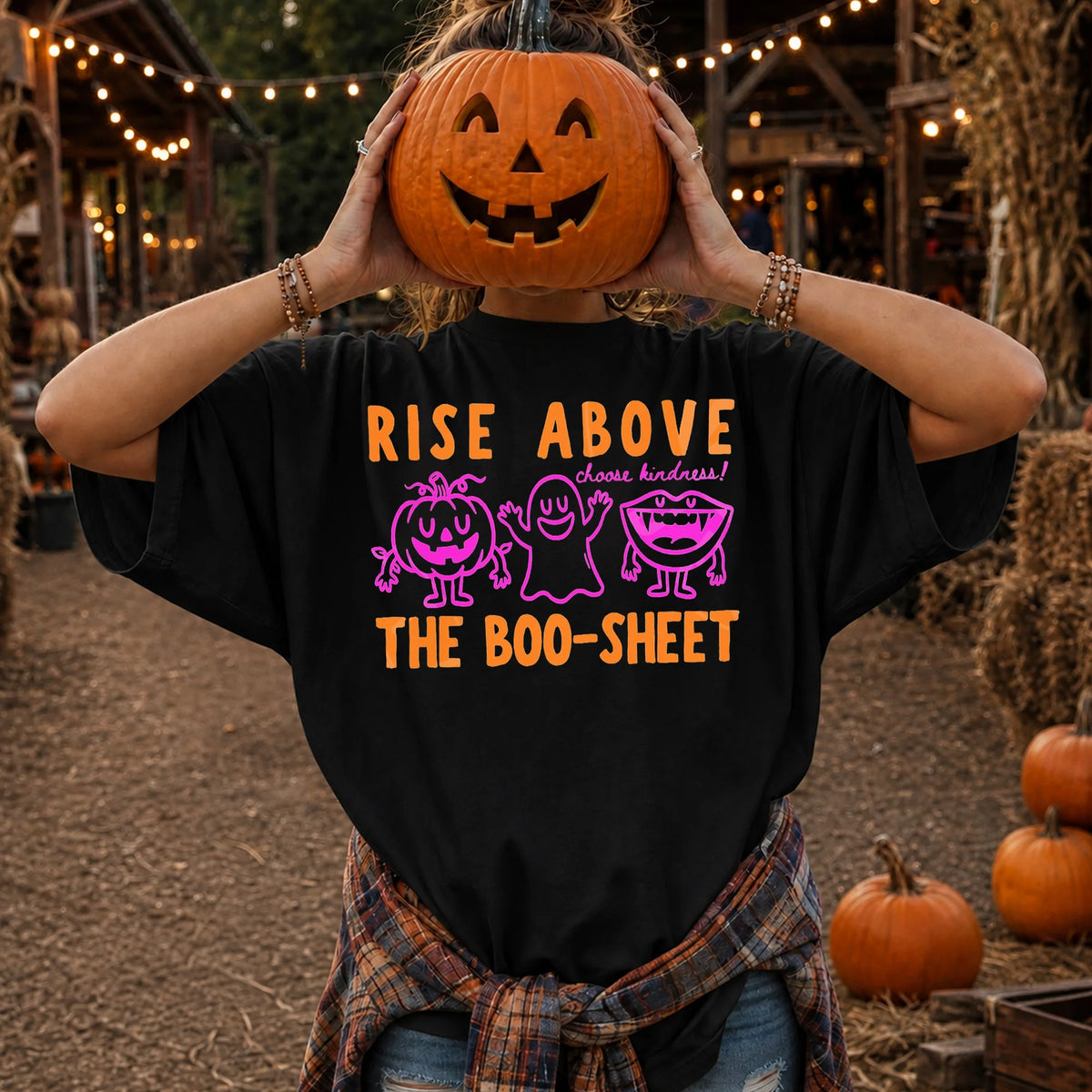 Choose Kindness Boo-Sheet Halloween Tee Cute Spooky Ghost Graphic Shirt for Teachers