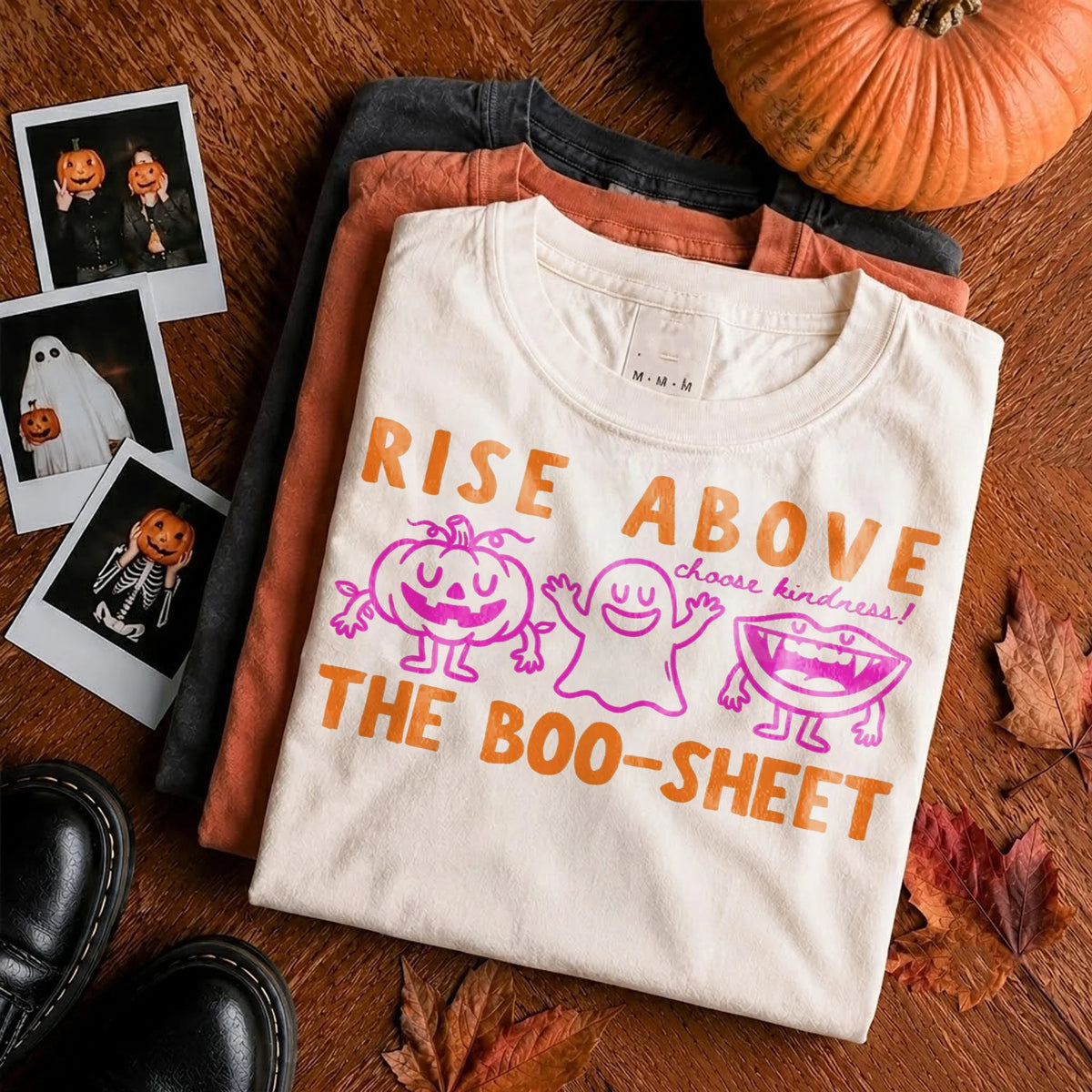 Choose Kindness Boo-Sheet Halloween Tee Cute Spooky Ghost Graphic Shirt for Teachers