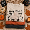 Hey Boo Spooky Cute Ghost T-Shirt Retro Fall Halloween Graphic Tee
