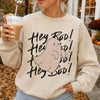 Hey Boo Spooky Cute Ghost T-Shirt Retro Fall Halloween Graphic Tee