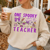 Spooky Teacher T-Shirt Fueled by Coffee Fall Halloween Top