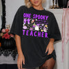 Spooky Teacher T-Shirt Fueled by Coffee Fall Halloween Top