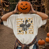 Creep It Real Skeleton Goose Halloween Graphic Tee