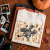 Creep It Real Skeleton Goose Halloween Graphic Tee