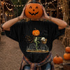 Off to Halloweentown Sweatshirt Retro Pumpkin Head Spooky Season Gift