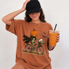 Off to Halloweentown Sweatshirt Retro Pumpkin Head Spooky Season Gift