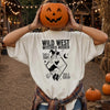 Wild West Witches Rodeo Tee Save a Broom Ride a Cowboy Western Witch T-Shirt