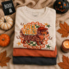 Fall Vibes Western Dachshund Retro Fall Tee Cute Cowboy Dog Autumn Aesthetic Graphic T-Shirt