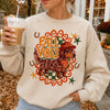 Fall Vibes Western Dachshund Retro Fall Tee Cute Cowboy Dog Autumn Aesthetic Graphic T-Shirt