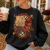 Fall Vibes Western Dachshund Retro Fall Tee Cute Cowboy Dog Autumn Aesthetic Graphic T-Shirt