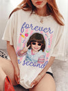 Forever In Second Grade Custom Teacher Photo T-Shirt Personalized Back To School Gift
