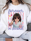 Forever In Second Grade Custom Teacher Photo T-Shirt Personalized Back To School Gift