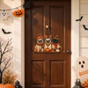 Grateful for Pugs Happy Harvest Hanging Wall Sign Fall Decor Gift for Dog Lovers