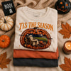 Tis The Season Halloween Football Ghost Tee for Fall Game Days