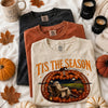 Tis The Season Halloween Football Ghost Tee for Fall Game Days