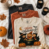 Vintage Retro Halloween Cute Cat Witches Shirt Kids Cauldron Fall Shirt