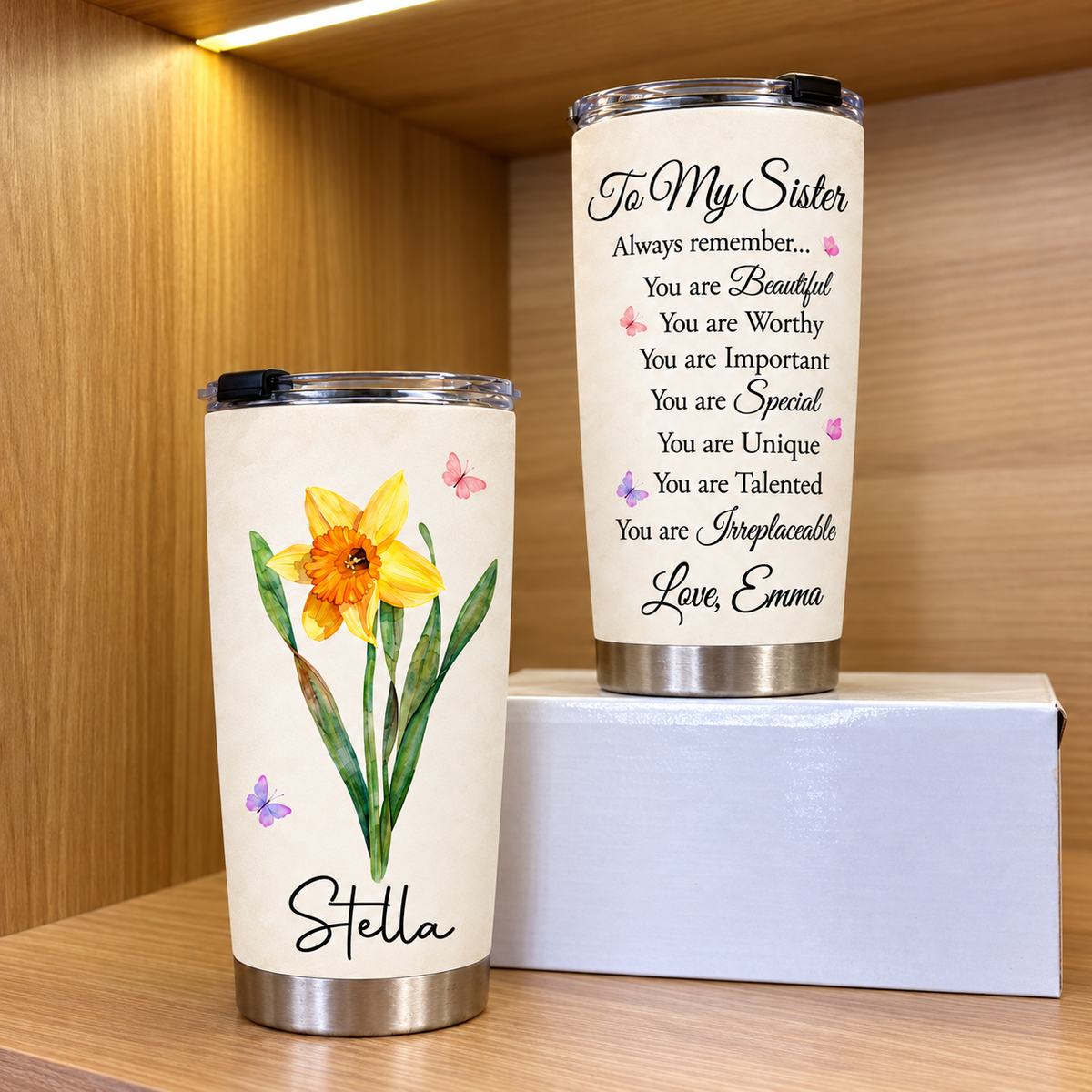 Sister Flower Tumbler - main product view