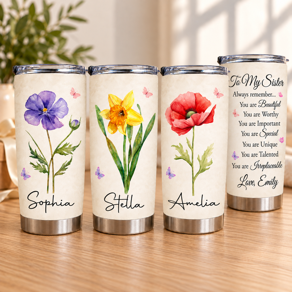 Sister Flower Tumbler - product detail 2