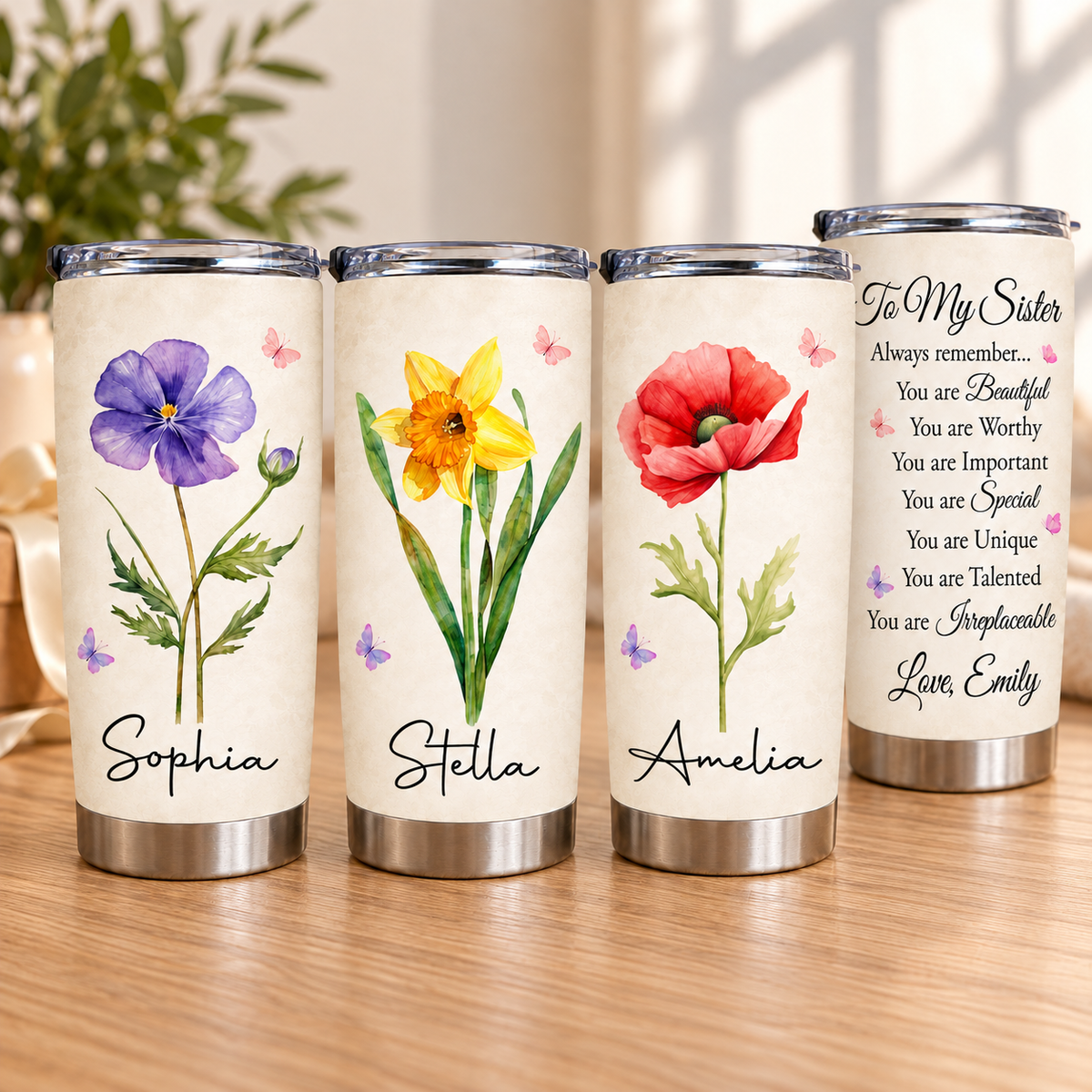 Sister Flower Tumbler - product detail 2