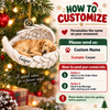 Customer in Austin, Texas wearing Sleeping Angel Dog Ornament Personalized Pet Memorial Gift Golden Retriever Christmas Decoration