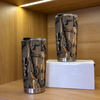 Sniper Rifle Tactical Tumbler Stainless Steel Insulated Cup for Military Veterans Hunters Gun Owners on a hanger, ready to ship from Austin, Texas