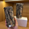 Customer in Austin, Texas wearing Sniper Rifle Tactical Tumbler Stainless Steel Insulated Cup for Military Veterans Hunters Gun Owners