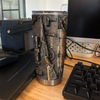 Customer in Austin, Texas wearing Sniper Rifle Tactical Tumbler Stainless Steel Insulated Cup for Military Veterans Hunters Gun Owners