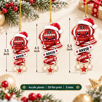 Personalized Sports Christmas Ornament Custom Name Athlete Gift - product view 6