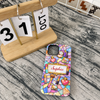 Customer in Austin, Texas wearing Stained Glass Makeup Phone Case Personalized Custom Name Beauty Gift for Women