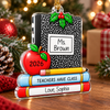 Customer in Austin, Texas wearing Teachers Have Class Ornament Personalized Teacher Christmas Gift