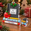 Customer in Austin, Texas wearing Teachers Have Class Ornament Personalized Teacher Christmas Gift
