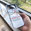Close-up of The Moment Your Heart Stopped Mine Changed Forever Memorial Cardinal Phone Case for streetwear fans in Austin, Texas