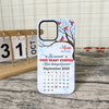 Close-up of The Moment Your Heart Stopped Mine Changed Forever Memorial Cardinal Phone Case for streetwear fans in Austin, Texas