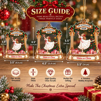 Close-up of The Nutcracker Ballet Ornament Personalized Christmas Gift for Dancers Clara Sugar Plum Fairy for streetwear fans in Miami, Florida