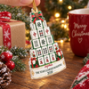 Close-up of The Year I Learned Mahjong Personalized Christmas Ornament Custom Name Holiday Gift for Players for streetwear fans in Austin, Texas