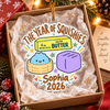 Customer in Austin, Texas wearing The Year of Squishies Ornament Kawaii Christmas Tree Decoration Personalized Holiday Gift
