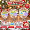 Customer in Austin, Texas wearing The Year of Squishies Ornament Kawaii Christmas Tree Decoration Personalized Holiday Gift