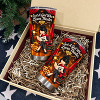 Personalized Theater Girl Tumbler Custom Hair Skin Color Name Gift - product view 7