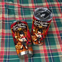 Personalized Theater Girl Tumbler Custom Hair Skin Color Name Gift - product view 8