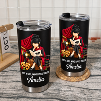 Personalized Theater Girl Tumbler Custom Name Drama Lover Gift - product view 5