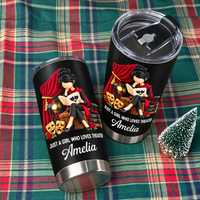 Personalized Theater Girl Tumbler Custom Name Drama Lover Gift - product view 7